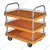 SRP 3 Layer 500 Kg Load Capacity With MS Border Plastic Platform Trolley