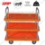 SRP 3 Layer 500 Kg Load Capacity With MS Border Plastic Platform Trolley