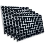 Siddhi 126 Cavities (Round Shape) Reusable Plastic Seedling Tray for Nursery and Gardening (Pack of 500 pieces)