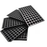 Siddhi 70 Cavities (Round Shape- Big Size) Reusable Plastic Seedling Tray for Nursery and Gardening (Pack of 500 pieces)