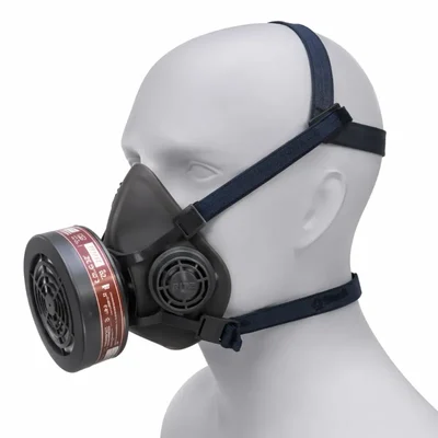 VENUS 010528701 V-500+V-7500A1P1S Half Face Reusable Respirator Mask Combo with Gas & Particulate Cartridges