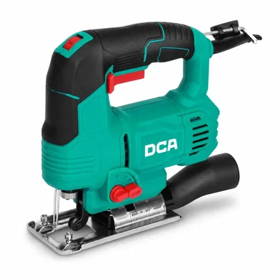 DCA 65mm Wood 10mm Steel 500W 220V 500-3000 SPM 0-45 Degree Bevel Variable Speed Electric Jigsaw AMQ02-65