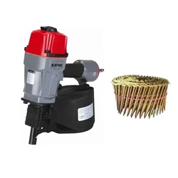 Kaymo 50-80 mm Pneumatic Coil Nailer (ECO-PN3383) With Coil Nails Combo (CN2350SU)