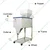 50g to 5000g Semi Automatic Pulses/Seeds/Grains Filling Machine 500W
