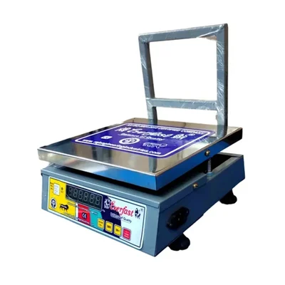 Everest 50kg Bench Weighing Scale 5g Accuracy Mild Steel 250x250mm Digital LED Display