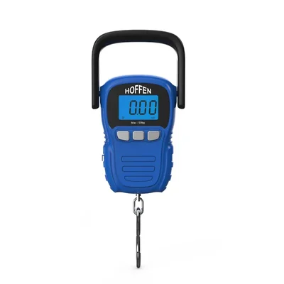 Hoffen 50 kg Digital Handheld Hanging Scale with Chrome-plated S-type Hook