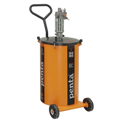 Penta 50 Kg Pneumatic Grease Dispenser with 2 m Rubber Hydraulic Crimped Hose Pipe
