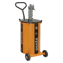 Penta 50 Kg Pneumatic Grease Dispenser with 2 m Rubber Hydraulic Crimped Hose Pipe