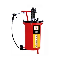 New Era 50 Kg ELGI Type Pneumatic Operated Grease Pump With Wheels