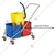 Surie Polex 50 Liter Double Bucket Mop Side Press Wringer Trolley