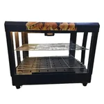 50 Liter Food Display Warmer 800 Watt with Two Shelves, SS Wire Grill