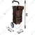 BESTLO EVERBEST® 50 Liter Jumbo Shopping Trolley Bag with Wheels Brown Colour( 2 Year Warranty )