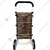 BESTLO EVERBEST® 50 Liter Jumbo Shopping Trolley Bag with Wheels Brown Colour( 2 Year Warranty )