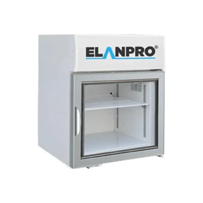 Elanpro SD 51C Counter Top Single Glass Door Showcase Refrigerator for Chocolate, Cold Drinks and Good Fit for Food Cart