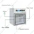 Elanpro SD 51C Counter Top Single Glass Door Showcase Refrigerator for Chocolate, Cold Drinks and Good Fit for Food Cart