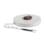 Freemans 50 Meter Fiberglass Heavy Duty Land Survey Measuring Tape, Non-Conductive Leatherette Protected Case, FN50