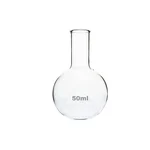 Cometek 50ml Laboratory Boiling Round Bottom Narrow Neck Borosilicate Glass Flask