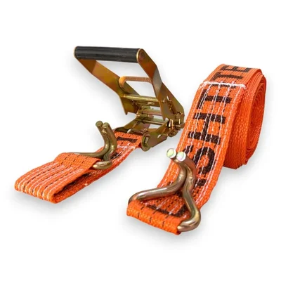 LASHTITE 3000 kg 50mm x 10m Heavy Duty Ratchet Lashing Belt Cargo Tie Down Strap with Double J Hooks