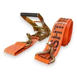 LASHTITE 3000 kg 50mm x 10m Heavy Duty Ratchet Lashing Belt Cargo Tie Down Strap with Double J Hooks