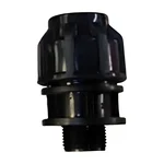 Male Threaded 50 mm HDPE Pipe Straight Connector Coupler (Pack Of 5)