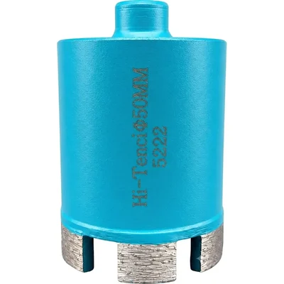 HI-TENCI 50mm Granite Core Bit with M-10 Thread for Hard Natural Stone Precision Drilling