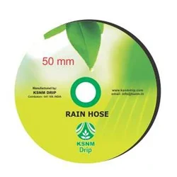 KSNM 350 micron 50 mm 100 meter Lay Flat Pipe without Holes | Suitable for Irrigation Purpose