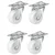 Premium Quality 2 inch Plate Type Movable Caster Wheel, 180 kg Load Capacity (Pack of 4)