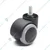 Heavy Duty 2 inch / 50 mm Pack of 4 Thread Type Nylon and PU Caster Wheel