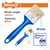 Wadfow 2 Pcs 50 mm Paint Brush for Oil Based Paint with Plastic Handle and 44mm Bristles for Smooth Finishing (WPB1902)