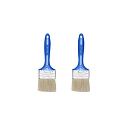 Wadfow 2 Pcs 50 mm Paint Brush for Oil Based Paint with Plastic Handle and 44mm Bristles for Smooth Finishing (WPB1902)