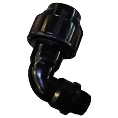 50Mm Plastic 90 Degree Union Elbow Quick Connector High Pressure Resistance Irrigation Watering Fittings (Pack Of 5)