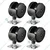 Prakash Office Chair Wheel Heavy Duty Castor Plate Type Revolving Chair Wheels - Wheels Set of 4 pcs