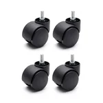 Heavy Duty 50 mm (2 inch) Pack of 4 Thread Type Nylon Caster Wheel