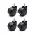 Heavy Duty 50 mm (2 inch) Pack of 4 Thread Type Nylon Caster Wheel