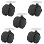 Premium Quality 2 Inch Plate type Castor Wheel With Plate (Pack of 5)