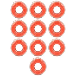 Premium Quality 3mm, 50 Meters Square Nylon Rope for Tap & Go Suitable for All Types of Petrol Brush Cutter(Quantity-10 Pieces)