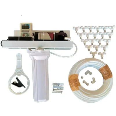 Premium Quality 50 Single Nozzle Automatic Fogger Kit with Timer & Filter for 300 feet Shed with 1 Year Warranty
