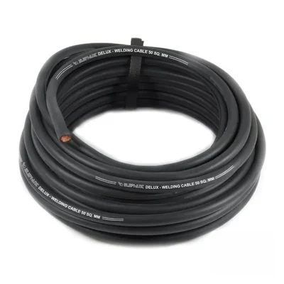 Premium Quality 50 Sq. mm Deluxe Copper Welding Cable - 20 Meter Length
