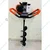 Gramstrong 52-cc 2-stroke Earth Auger / Post hole digger Engine with 4, 6, 8 & 10 inch Drill Bit