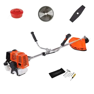 SPEAR 2 Stroke 52 CC Sidepack Multi Crop Grass Cutter Machine With Blades & Nylon Trimmer