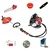 Heavy Duty 2 Stroke 52cc Backpack Brush Cutter With Chainsaw Attachment | Pole Chainsaw Machine  