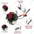 Heavy Duty 2 Stroke 52cc Multi Attachment Sidepack Brush Cutter / Pole Hedge Trimmer With Chainsaw & Hedge Trimmer Attachment