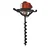 RBD 52-cc Petrol Operated Earth Auger / Post hole digger with 4 inch Auger Bit (with 2-Year Warranty)