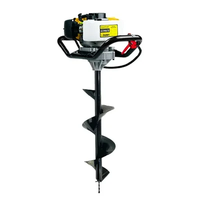 Kisankraft KK-PPDE-52, 2-stroke, 52 cc Earth Auger / Post hole digger with 10 inch Auger Bit