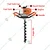 Heavy Duty 52-cc, 2-stroke Earth Auger/ Post Hole Digger Machine with Free Combo Auger Bits 4 inch, 6 inch and 8 inch