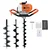 Heavy Duty 52-cc, 2-stroke Earth Auger/ Post Hole Digger Machine with Free Combo Auger Bits 4 inch, 6 inch and 8 inch