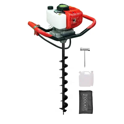 AIVA ITALY 2-stroke 52-cc Earth Auger with 4 inch Auger Bit | AV-5200EA