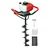 AIVA ITALY 2-stroke 52-cc Earth Auger with 8 inch Auger Bit | AV-5200EA