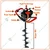 Greenleaf 2-stroke 52-cc Earth Auger / Post hole digger with 8 inch Auger Bit