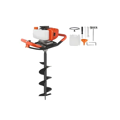 Golf Ultra 2 Stroke 52 cc Petrol Earth Auger / Post hole digger with 6 inch Auger Bit (GU-EA52)
